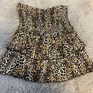Leopard Print Skirt